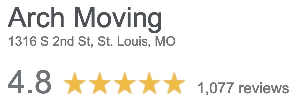 arch moving - google reviews